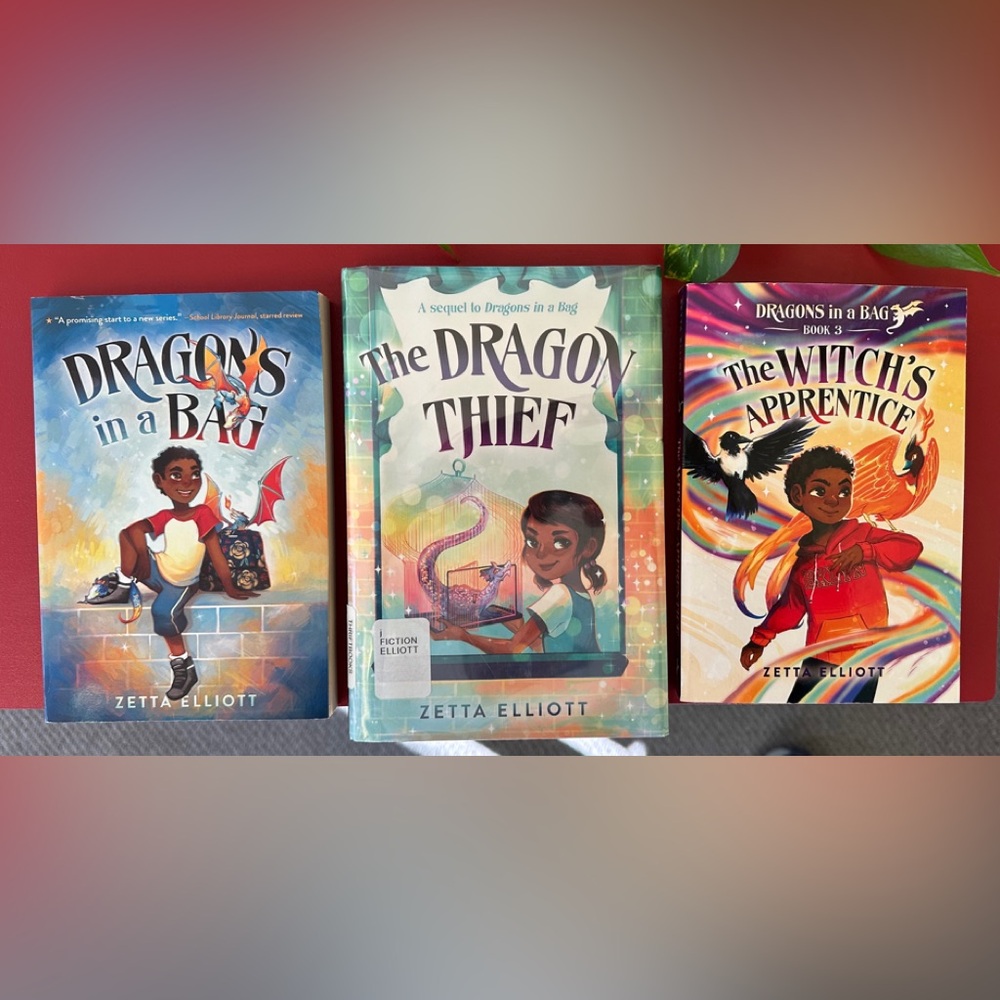 Dragons in a Bag, books 1,2, snd 3 by Zetta Elliott Book